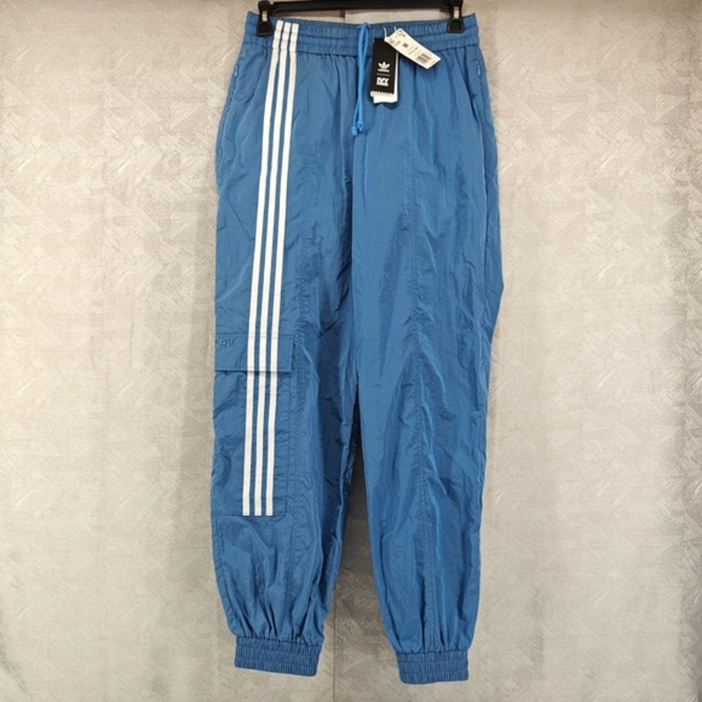 Adidas Ivy Park Unisex Medium Light Blue Solid‎ Nylon Track Pants H33308